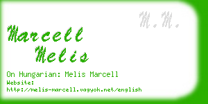 marcell melis business card